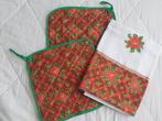 Handgemaakte Keukenkleedjes Kerst, Diversen, Ophalen of Verzenden, Nieuw