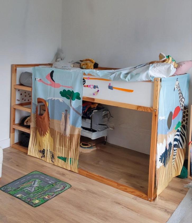 IKEA KURA Stapelbed 100 euro ophalen in Maastricht- Gebruikt, Kinderen en Baby's, Kinderkamer | Bedden, Gebruikt, 180 cm of meer