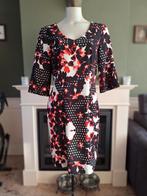 Eroke zwart rode gevoerde jurk IT44 NL40 gratis verz, Kleding | Dames, Jurken, Maat 38/40 (M), Verzenden, Zwart, Zo goed als nieuw