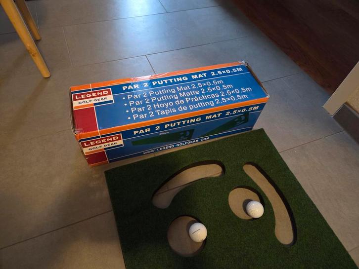 Golf Legend putting mat, Sport en Fitness, Golf, Zo goed als nieuw, Overige typen, Ophalen of Verzenden