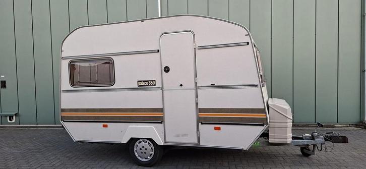Roller Palace 350 Retro/Vintage (vaste prijs), Caravans en Kamperen, Caravans, Particulier, tot en met 4, 500 - 750 kg, Treinzit