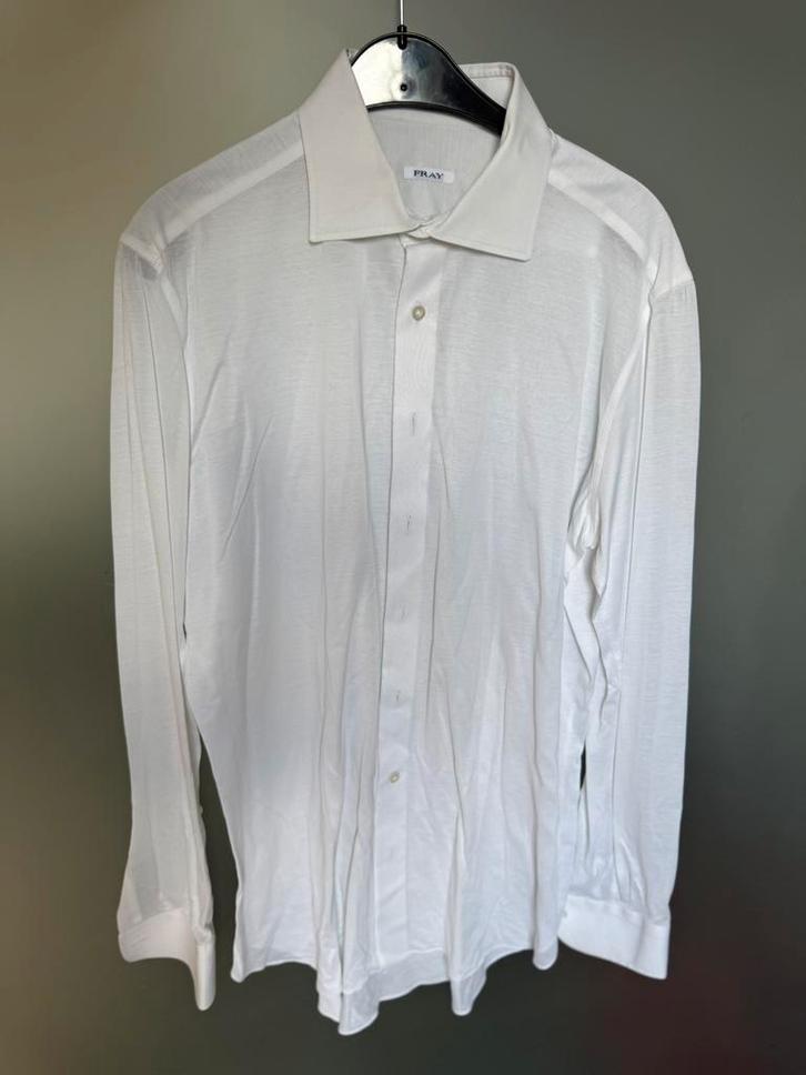 Fray Overhemden in kleuren zwart en wit maat 16,5/42, Kleding | Heren, Overhemden, Zo goed als nieuw, Halswijdte 41/42 (L), Overige kleuren