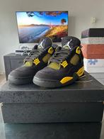 Jordan 4 thunder, Ophalen of Verzenden, Zo goed als nieuw, Zwart