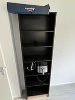 Zwarte kast met 6 planken gratis, Huis en Inrichting, Ophalen, Gebruikt