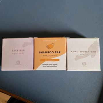 3 shampoo bars gezicht, haar en conditioner NIEUW  beschikbaar voor biedingen