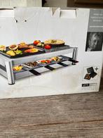 Gourmetstel/Grill/Raclette met Poffertjesplaat, Witgoed en Apparatuur, Ophalen, Zo goed als nieuw, Elektrisch, Fondueset