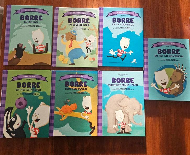 7 Borre Leesboekjes Groep 1/2, Boeken, Kinderboeken | Baby's en Peuters, Gelezen, 3 tot 4 jaar, Ophalen of Verzenden