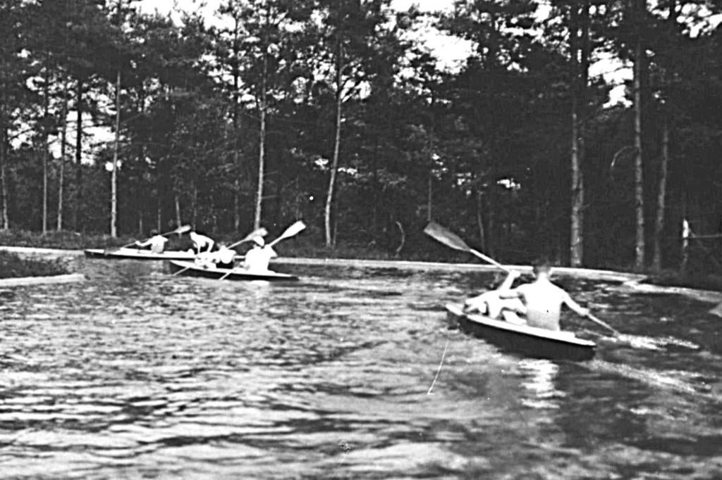 987371 Apeldoorn Kanovijver Berg en Bosch 1948 Gelopen met p, Verzenden, 1940 tot 1960, Gelopen, Gelderland