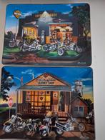 Vintage decoratieve bordjes met afb. Harley Davidson., Ophalen of Verzenden, 1:32 tot 1:50, Overige merken
