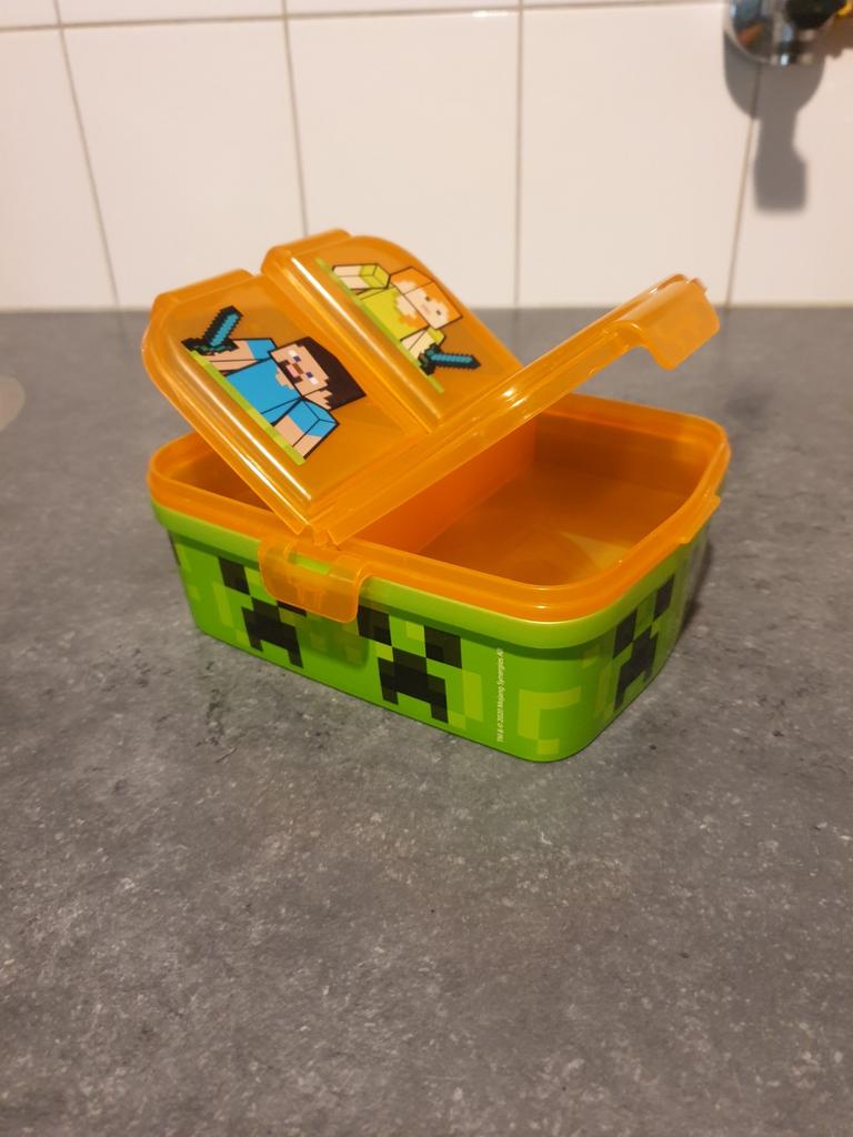 Minecraft Broodtrommel - Ideaal voor school!, Ophalen of Verzenden, Gebruikt