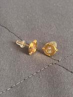 Goudkleurige oorbellen time-turner, Met kristal, Overige materialen, Ophalen of Verzenden, Zo goed als nieuw