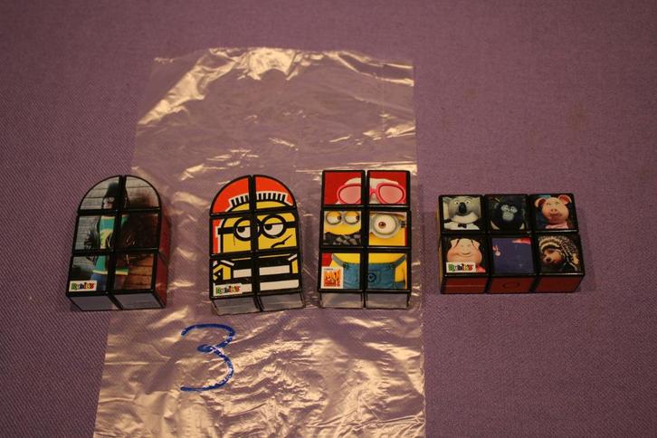 Mc Donalds Rubiks cube 3, Hobby en Vrije tijd, Denksport en Puzzels, Gebruikt, Rubik's of 3D-puzzel, Minder dan 500 stukjes, Ophalen of Verzenden