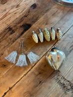 Vintage kerst dennenappeltjes, klokjes,hart, glas,zgan, Ophalen of Verzenden, Zo goed als nieuw