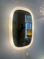 Vintage Spiegel Met Verlichting, Hillebrand, Duitsland 1970', Huis en Inrichting, Minder dan 50 cm, Gebruikt, Onbekend, Ophalen of Verzenden