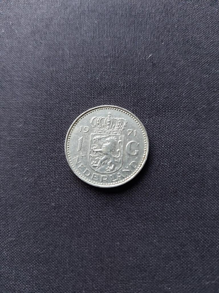1 Gulden 1971 - Koningin Juliana, Postzegels en Munten, Munten | Nederland, Ophalen, Koningin Juliana, 1 gulden, Losse munt