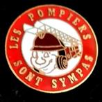 Les Pompiers- Sont-Simpas pin, Verzamelen, Speldjes, Pins en Buttons, Verzenden, Nieuw, Transport, Speldje of Pin