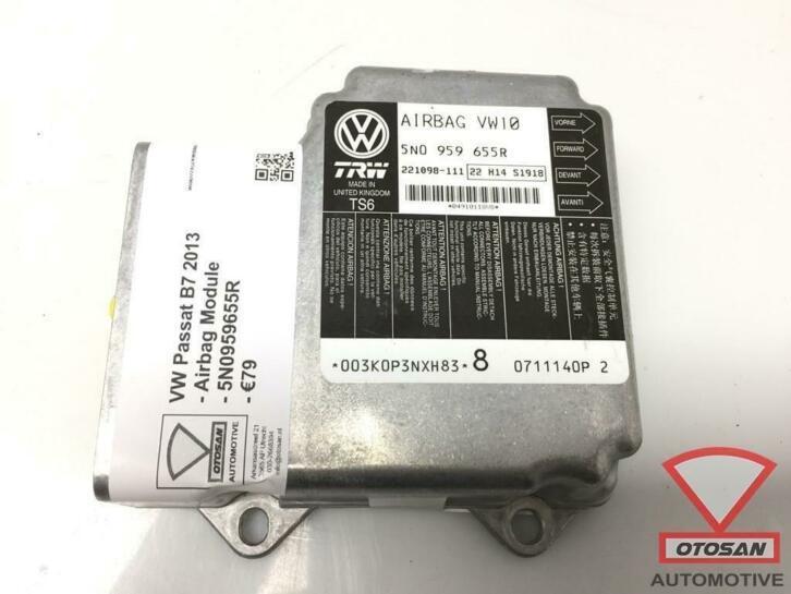 vw passat b7 2013 airbag module 5n0959655r, Auto-onderdelen, Elektronica en Kabels, Volkswagen, Gebruikt, Ophalen of Verzenden