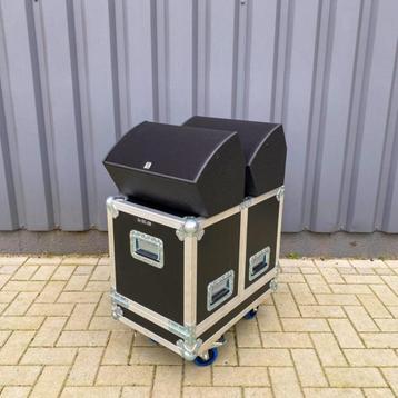 SYNQ SC-08 (2) speaker 8" + flightcase beschikbaar voor biedingen