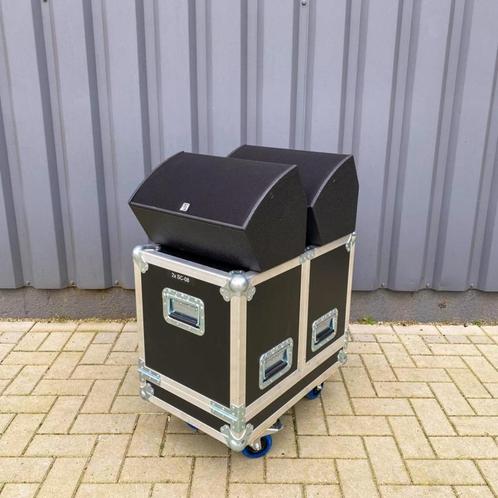 SYNQ SC-08 (2) speaker 8" + flightcase, Audio, Tv en Foto, Luidsprekers, Gebruikt, Overige typen, 120 watt of meer, Overige merken