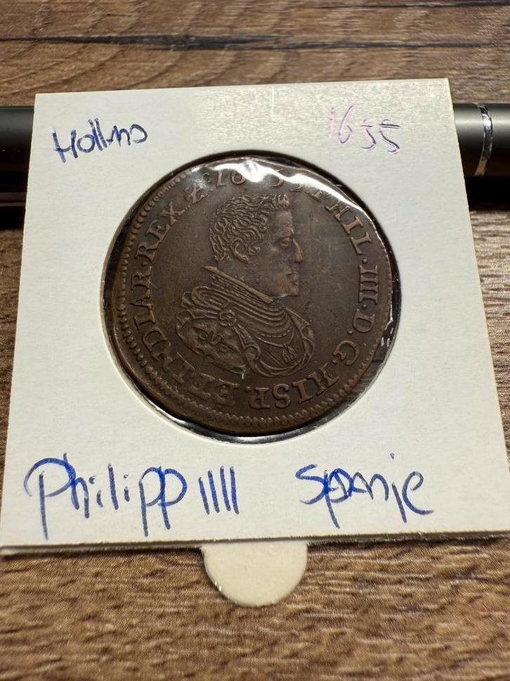 Holland 1655 Philipp IIII, Postzegels en Munten, Munten | Nederland, Losse munt, Overige waardes, Vóór koninkrijk, Ophalen of Verzenden
