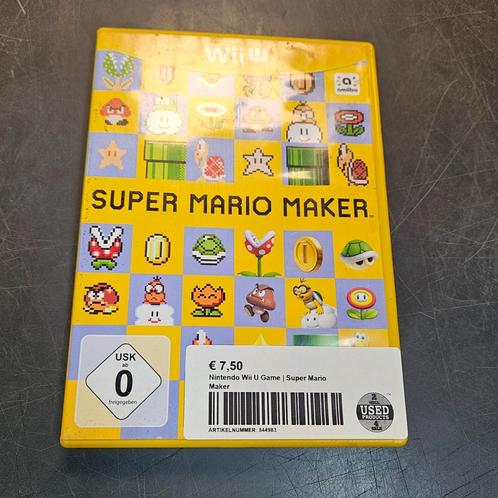 Nintendo Wii U Game | Super Mario Maker, Spelcomputers en Games, Games | Nintendo Wii U, Zo goed als nieuw