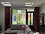Gordijnen bordeaux rood, Huis en Inrichting, Stoffering | Gordijnen en Lamellen, Ophalen, 200 cm of meer, Zo goed als nieuw, 200 cm of meer
