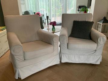 2 witte sfeervolle EKTORP JENNYLUND stoelen, IKEA - afbeelding 4
