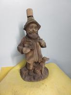 13939) mooi beeldje drankfles /Jager  hoog 30cm, Ophalen of Verzenden, Zo goed als nieuw
