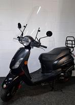Mat zwarte Sym Fiddle bromscooter, Ophalen, Zo goed als nieuw, Benzine, Fiddle
