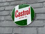 Oud Castrol motor olie reclamebord, Verzamelen, Reclamebord, Gebruikt, ., Ophalen of Verzenden