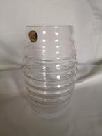 Kristallen ribbelvaas van Royal Leerdam Crystal, Ophalen of Verzenden