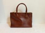 Burkely leren tas 30 x 40, Ophalen of Verzenden, Zo goed als nieuw, Bruin, Handtas