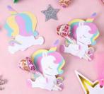 Unicorn Lolly traktatie versieringen, VERJAARDAG, THEMAFEEST, Hobby en Vrije tijd, Feestartikelen, Verzenden, Nieuw, Versiering