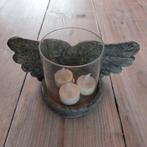 Windlicht engelenvleugel, Huis en Inrichting, Woonaccessoires | Kandelaars en Kaarsen, Ophalen of Verzenden, Zo goed als nieuw
