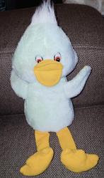 Vintage groen gele  eenden knuffel, linda rotterdam, Ophalen of Verzenden, Zo goed als nieuw, Overige typen