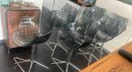 7 Driade Meridiana Barkrukken - Design Barstoelen, Kunststof, Gebruikt, Zwart, Ophalen of Verzenden