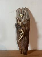 Antiek kruisbeeld op hout, Antiek en Kunst, Antiek | Religie, Ophalen