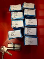 10x Buva cilinderslot skg** met 3 sleutels., Doe-het-zelf en Verbouw, Hang- en Sluitwerk, Ophalen of Verzenden, Nieuw, Chroom