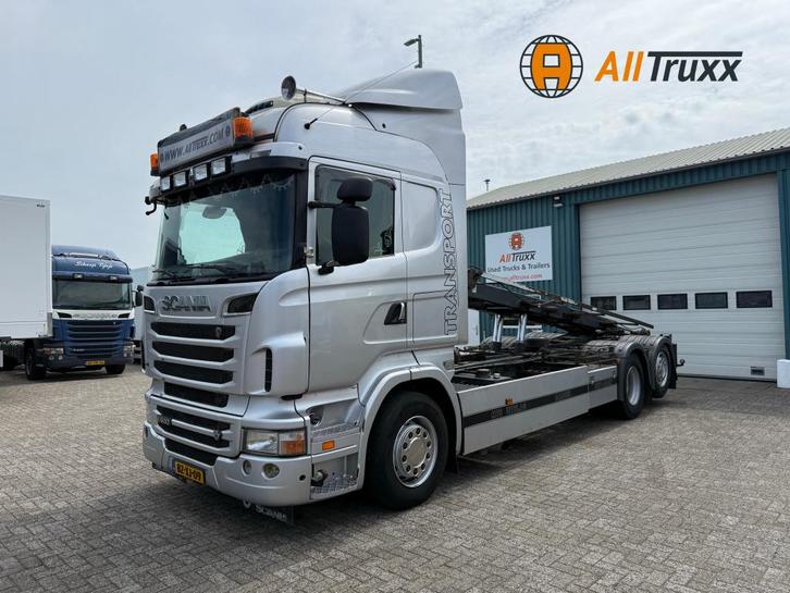 ScaniaR500 V8 6X2*4 NCH Manual Retarder NL truck, Auto's, Vrachtwagens, Bedrijf, Te koop, Achteruitrijcamera, Airconditioning