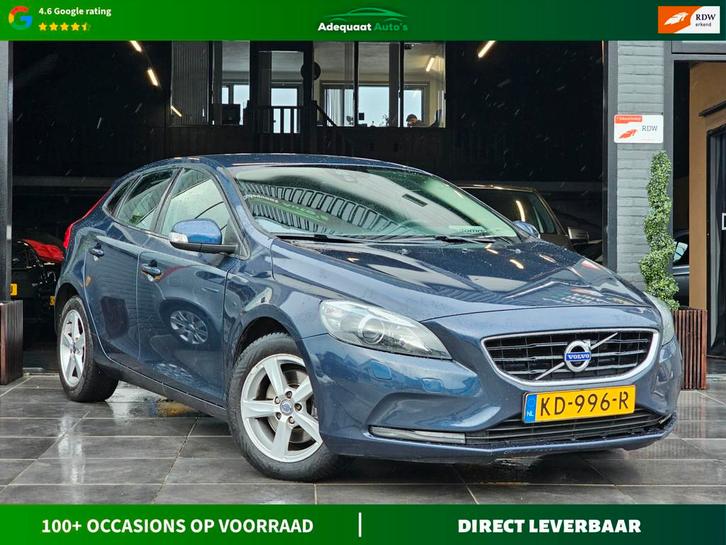 Volvo V40 1.6 T2 Summum Trekhaak|Stoelverw.|Cruise|APK, Auto's, Volvo, Bedrijf, Te koop, V40, ABS, Airbags, Airconditioning, Alarm