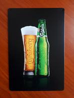 Carlsberg Bier 20x30 cm Reclamebord, Verzamelen, Ophalen of Verzenden, Nieuw, Reclamebord, Plaat of Schild, Overige merken