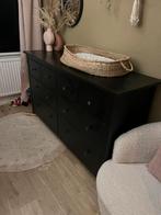 Zwarte Commode / Ladekast, Ophalen, Overige materialen, Gebruikt, 100 tot 150 cm