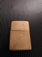 Charles De Gaulle brass zippo d-day 50th anniversary, Ophalen of Verzenden, Zo goed als nieuw, Aansteker