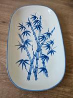 Fair Trade Bamboe Schaal keramiek Thailand 33 cm x 20 cm, Ophalen of Verzenden