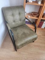 2 fauteuils, samen €75, Leer, Zo goed als nieuw, Ophalen