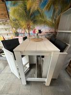 Steigerhout set / bartafel met barkrukken, Huis en Inrichting, Tafels | Statafels, Ophalen, Zo goed als nieuw