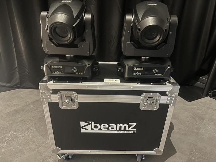 Scoor je deal! 2x led spot movinghead 180 watt in case, Muziek en Instrumenten, Licht en Laser, Nieuw, Licht, Geluidgestuurd, Kleur