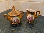 Vintage Bavaria 24k gouden suikerpot en melkkan, Antiek en Kunst, Ophalen of Verzenden