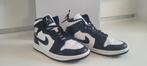 Nike Air Jordan 1 Mid - zwart-wit - maat 36.5, Nike Air Jordan, Wit, Ophalen of Verzenden, Sneakers of Gympen