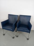 HCM Milano vergaderstoel, Huis en Inrichting, Stoelen, Ophalen of Verzenden, Zo goed als nieuw, Blauw, Eén